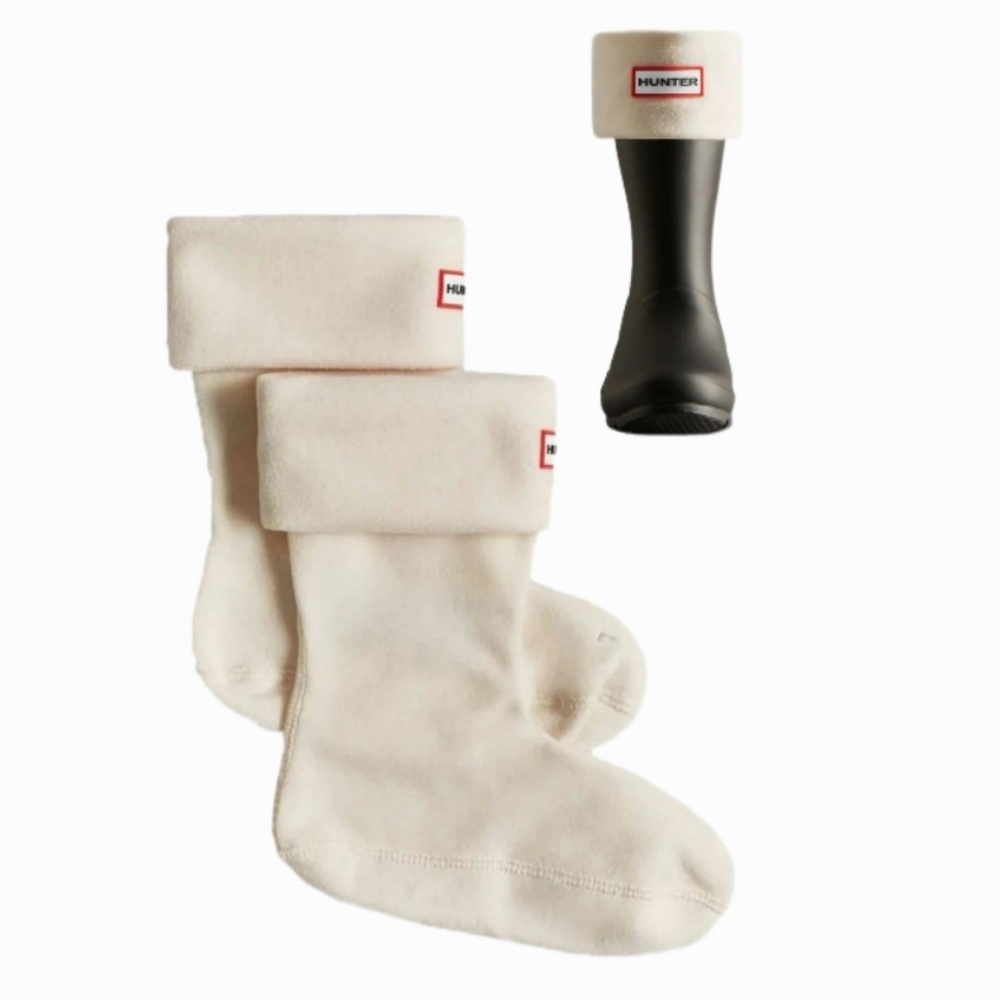 Hunter Fleece Cuff Short Boot Socks Size Medium